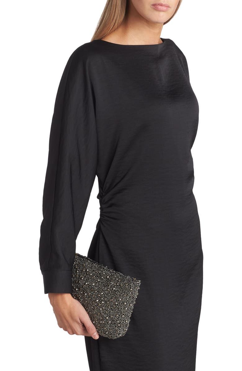 Clare V. Estelle Glitter Clutch, Alternate, color,