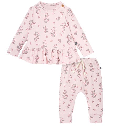 Peplum Top and Pants Set
