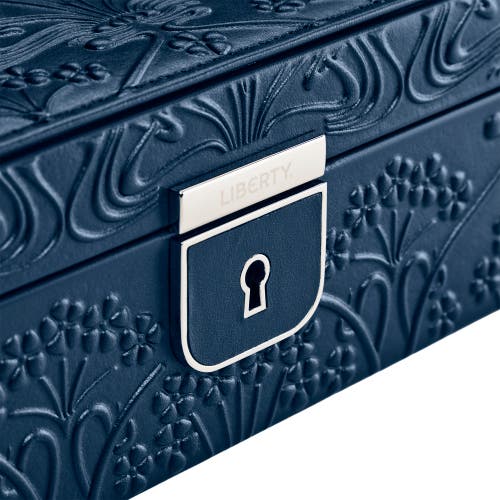 Wolf Liberty Medium Jewelry Box In Blue