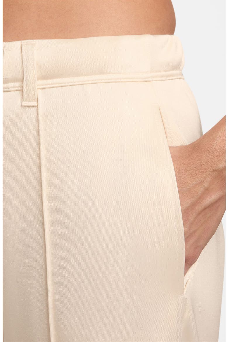 Belted Pintuck Pants, Alternate, color, CHALK/ CHALK