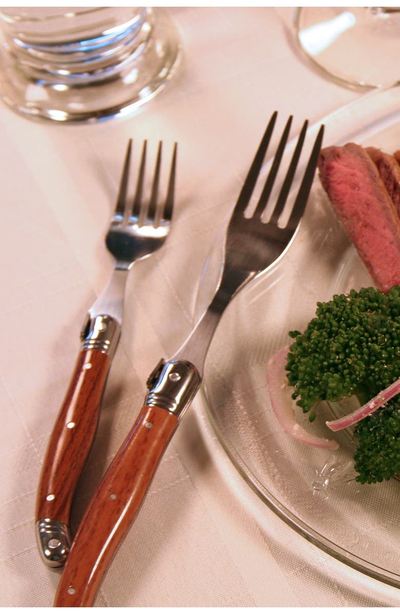 FRENCH HOME 20-Piece Laguiole Wood Grain Flatware Set, Alternate, color, Wood Grain