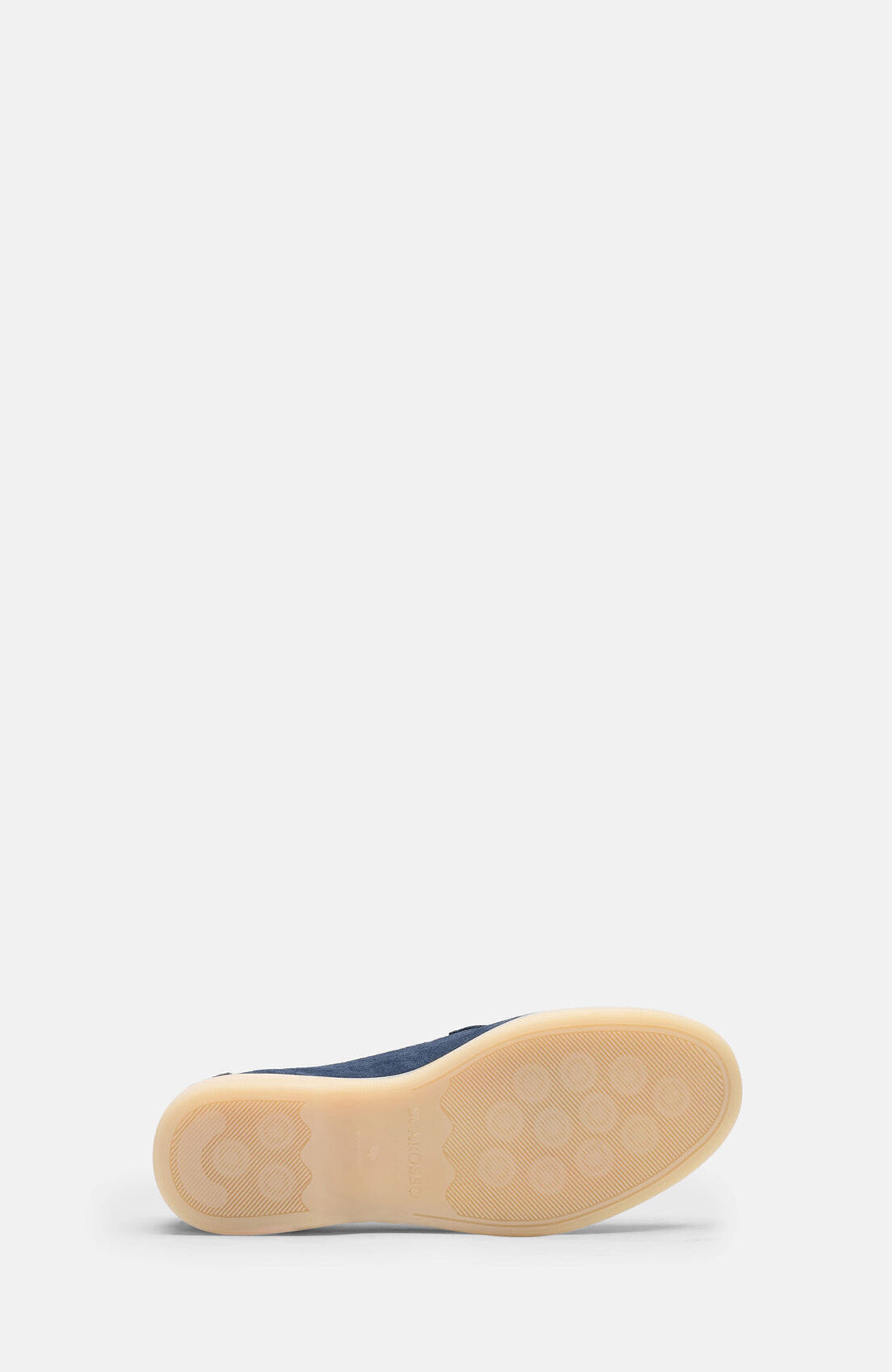 Ludovica Girl Loafers, Alternate, color, Steel Grey - Suede