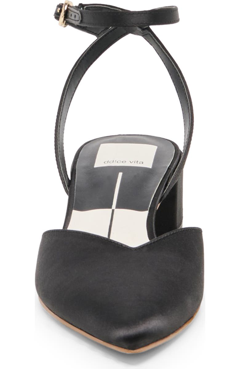 Dolce Vita Carrey Pointed Toe Pump, Alternate, color, Onyx Satin