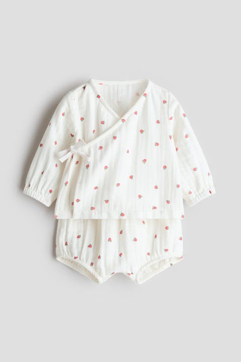 2-piece Wrapover Muslin Set