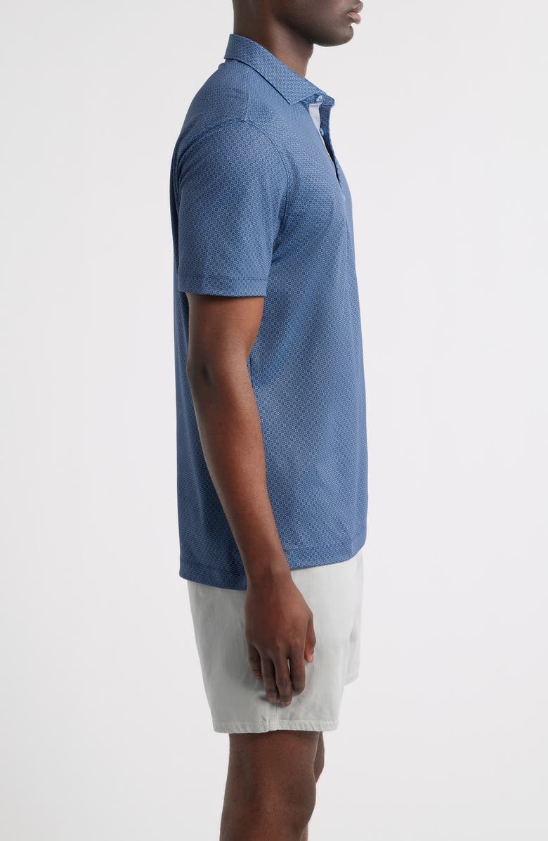 johnnie-O Parson Performance Jersey Polo, Alternate, color, Navy