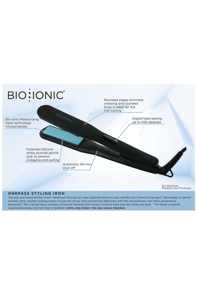 1-Inch OnePass® Styling Iron, Alternate, color, NO COLOR