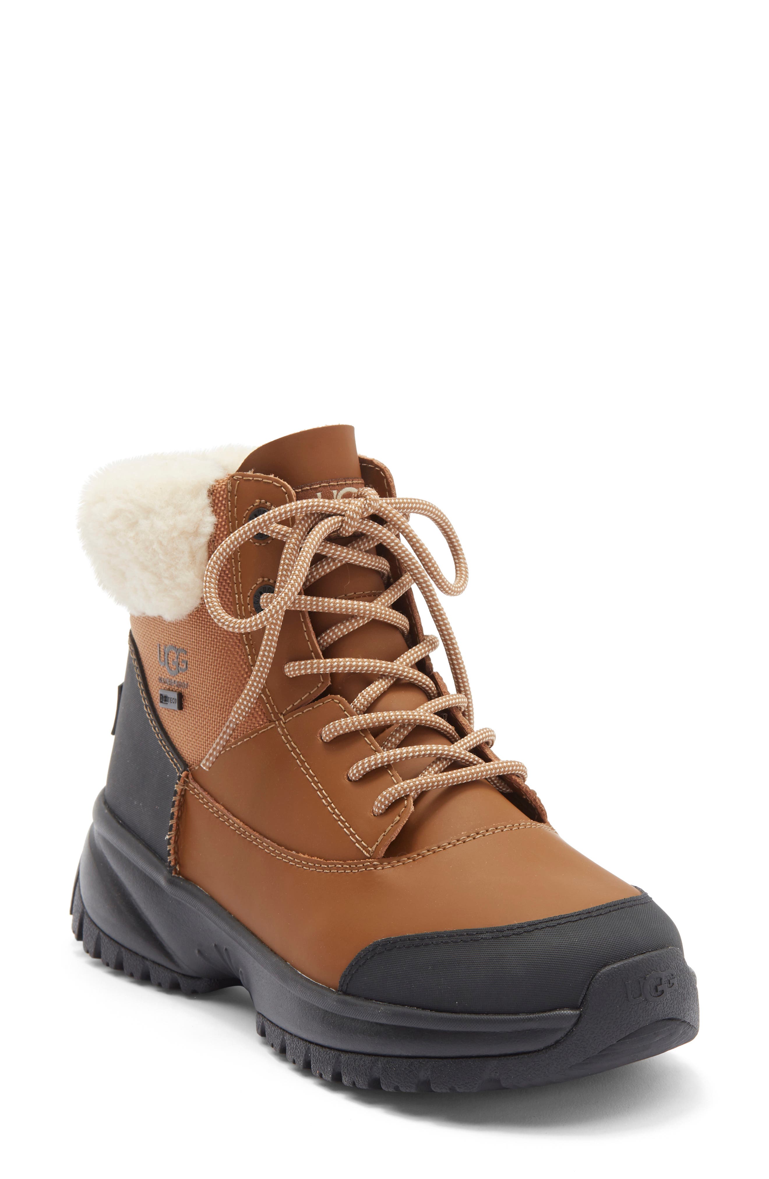 UGG<sup>®</sup> Yose Fluff V2 Boot, Main, color, Chestnut