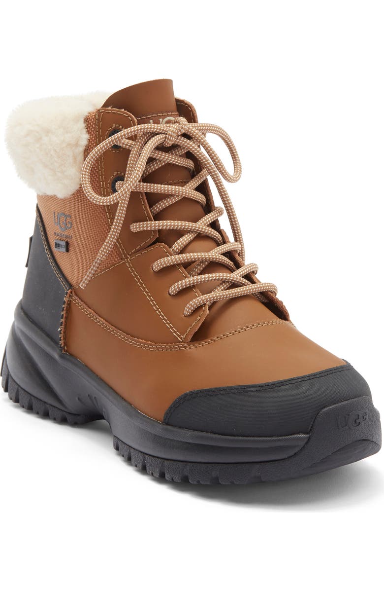 UGG<sup>®</sup> Yose Fluff V2 Boot, Main, color, Chestnut