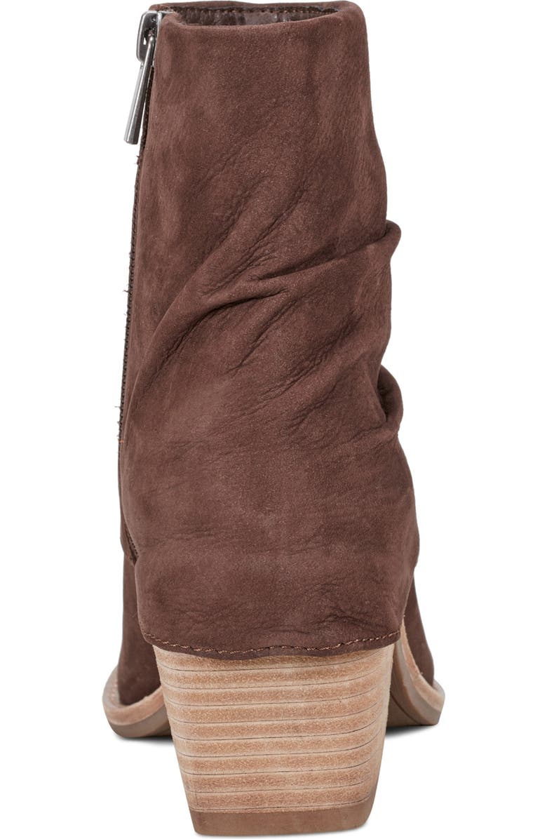 Earth<sup>®</sup> Savvy Ruched Bootie, Alternate, color, Dark Brown
