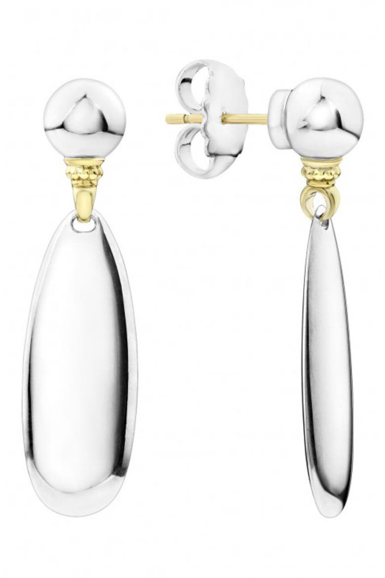 Beloved Drop Earrings, Alternate, color, SILVER/ GOLD
