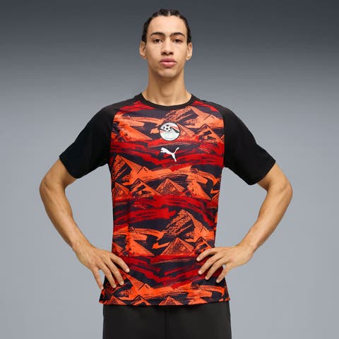 Men's Puma Black Egypt National Team Pre-Match Jersey
