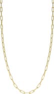 GLAZE JEWELRY Paper Clip Chain Necklace