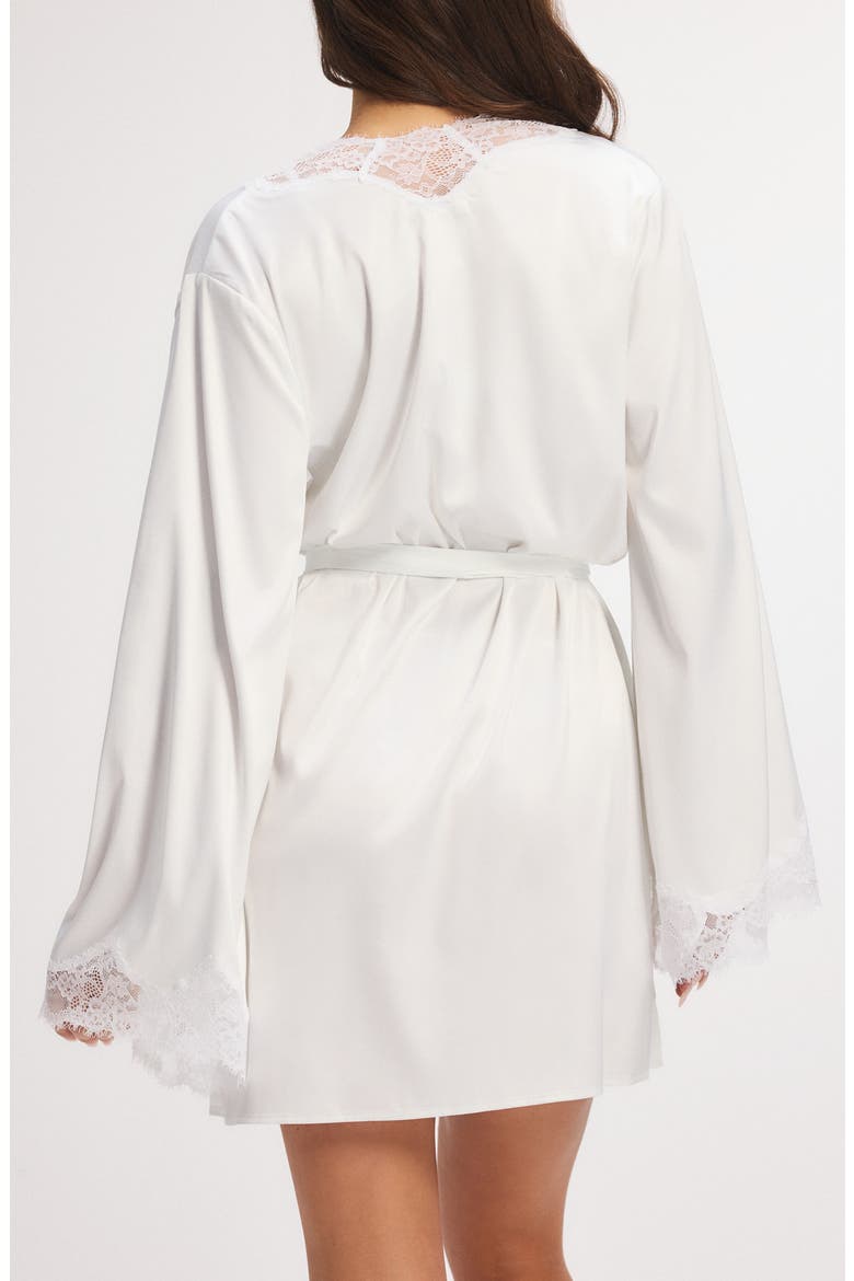 Nite Shade Short Sleep Robe, Alternate, color, HAZY WHITE