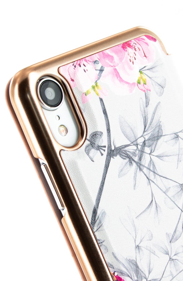 Ted Baker London Babylon iPhone X/Xs/Xs Max & XR Mirror Folio Case, Alternate, color,