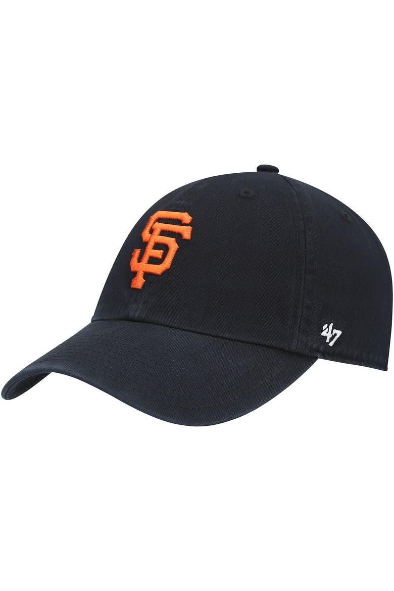 Men's '47 Black San Francisco Giants Heritage Clean Up Adjustable Hat, Alternate, color, Black