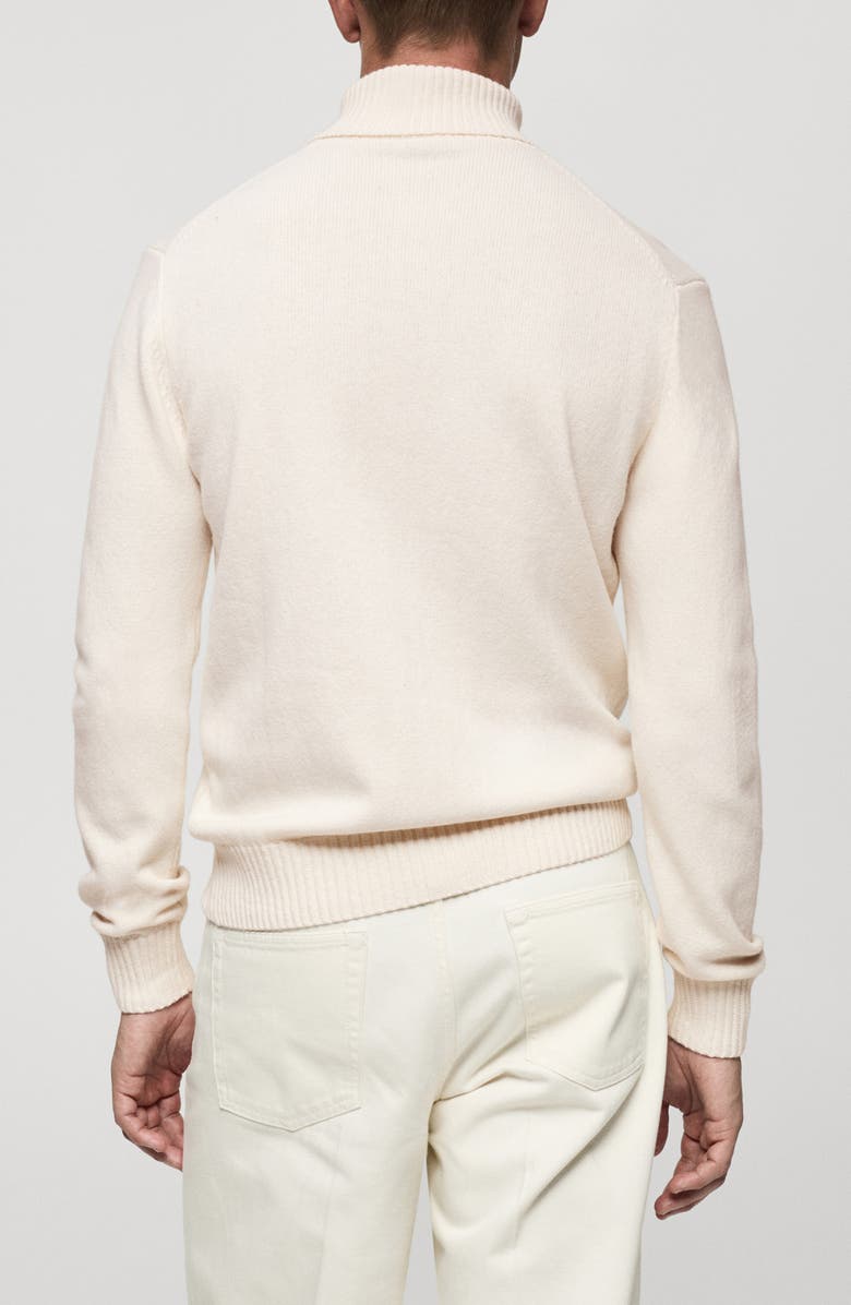 MANGO Turtleneck Sweater, Alternate, color, 