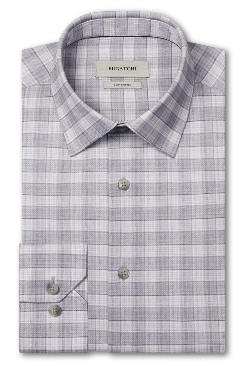 James OoohCotton® Plaid Print Button-Up Shirt, Alternate, color, PLATINUM