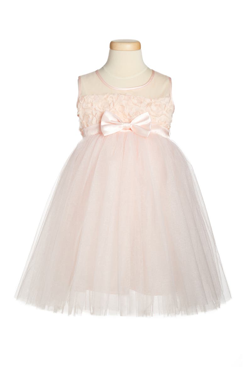 Floral Tulle Dress, Main, color, PINK