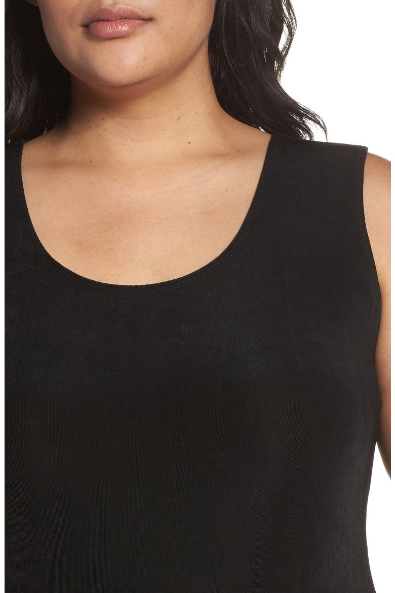 Sleeveless Maxi Tank Dress, Alternate, color, BLACK