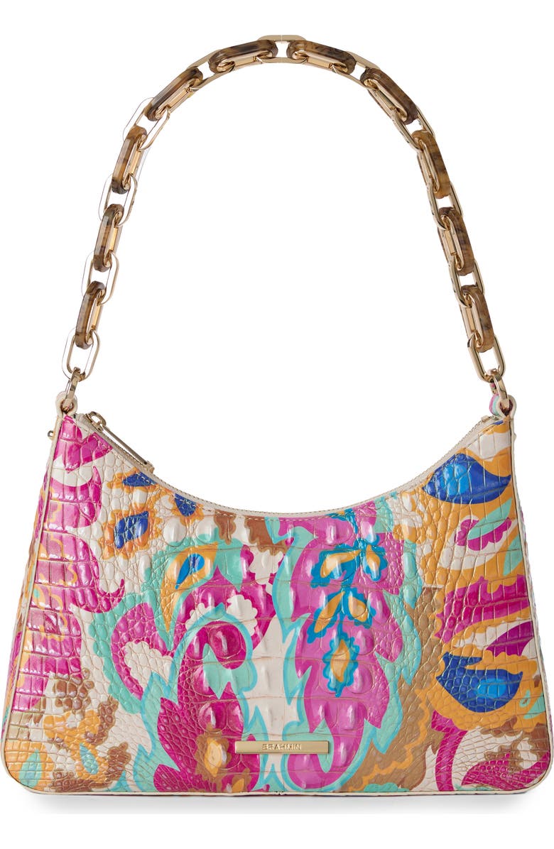 Brahmin Mod Esme Embossed Leather Shoulder Bag, Main, color, Wanderlight