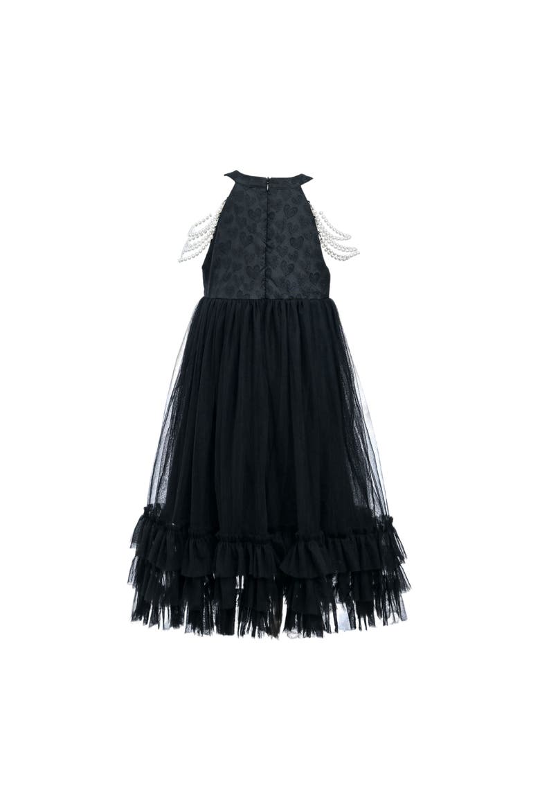 Tripoli Dress, Alternate, color, Black