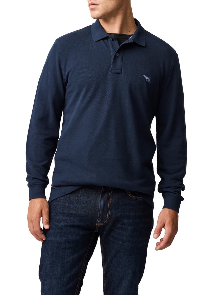 Gunn Piqué Polo, Main, color, ECLIPSE