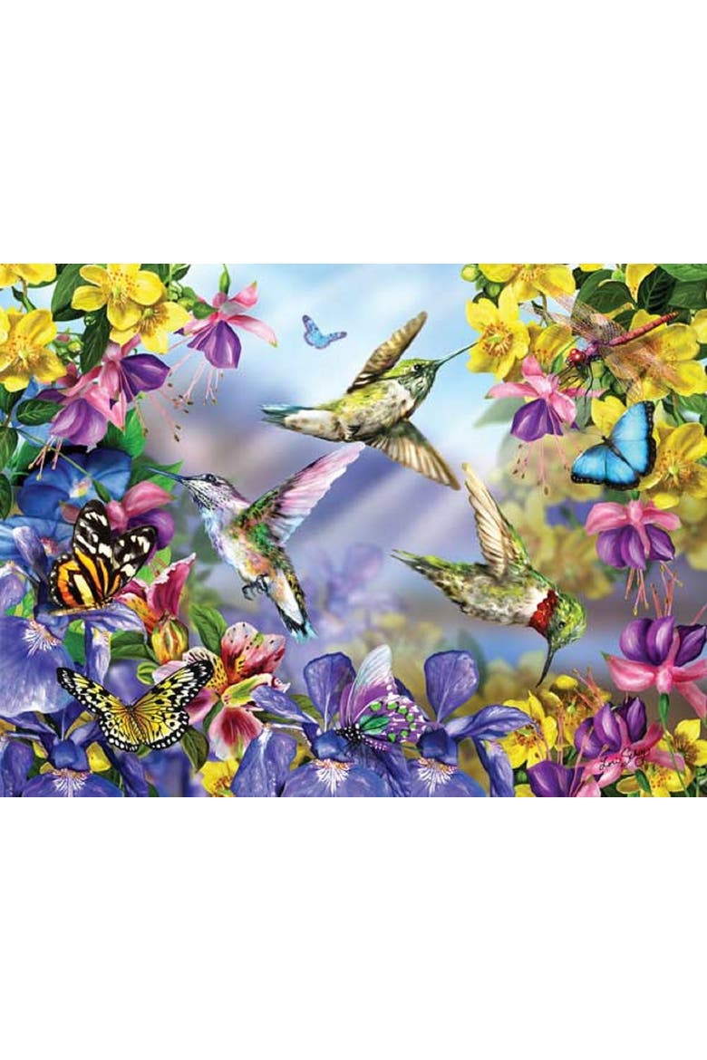 Butterflies    Hummingbirds 300 piece Jigsaw Puzzle for Adults, Alternate, color, Multicolor