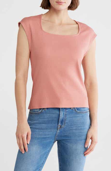Melrose and Market Square Neck Top