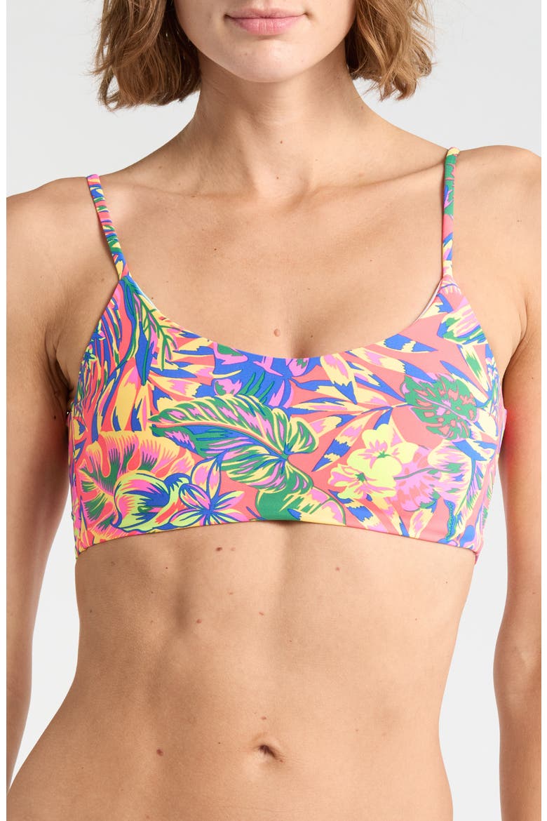 Ceci Reversible Bralette Bikini Top, Main, color, PINK