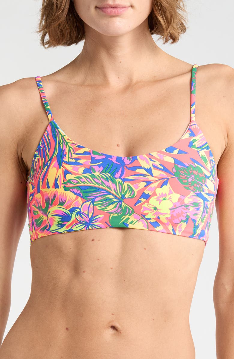 Maaji Ceci Reversible Bralette Bikini Top, Main, color, Pink