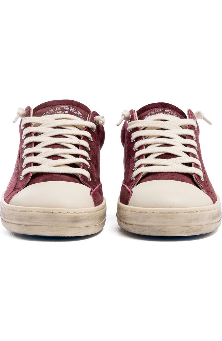 P448 John Sneaker, Alternate, color, Stitch Wine