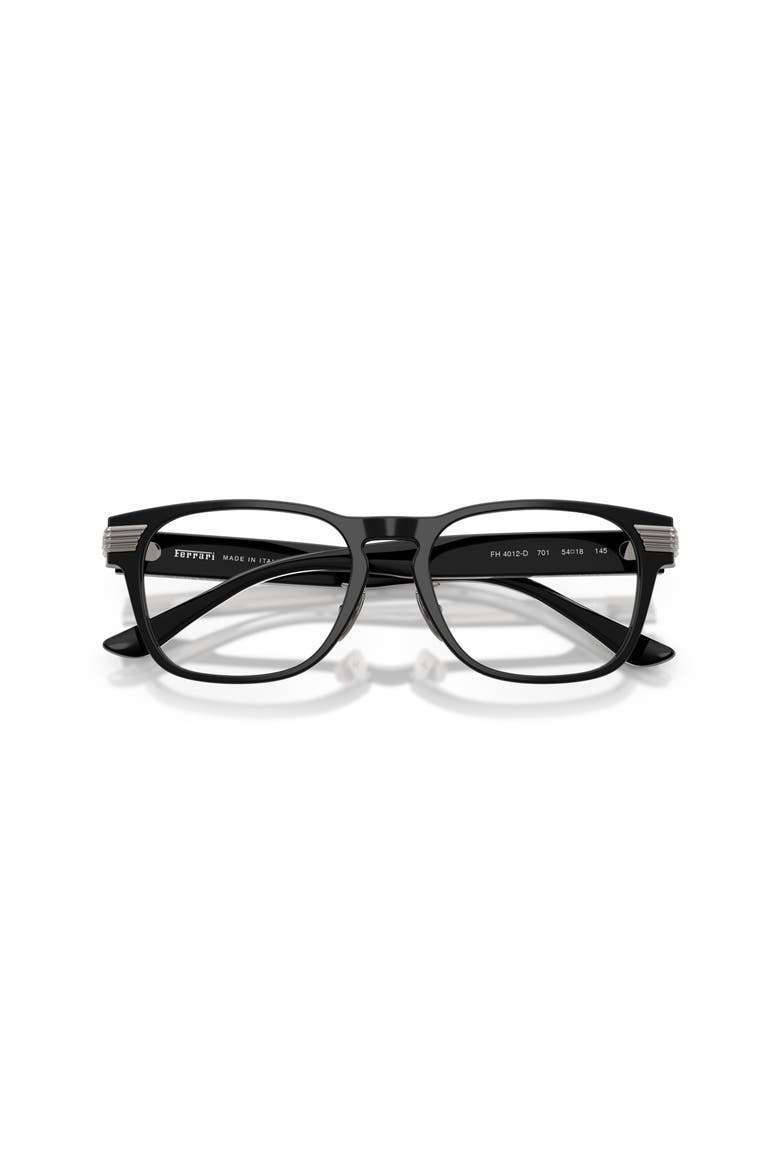 54mm Rectangle optical glasses, Alternate, color, Black