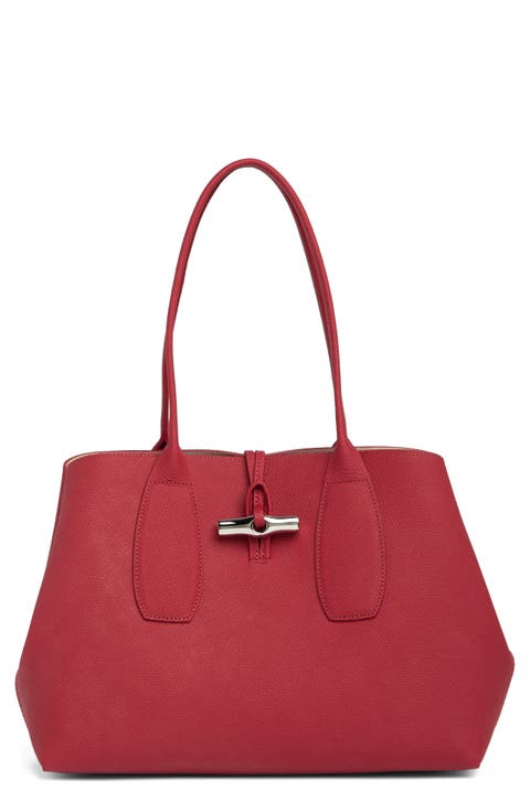 Roseau Leather Shield Tote