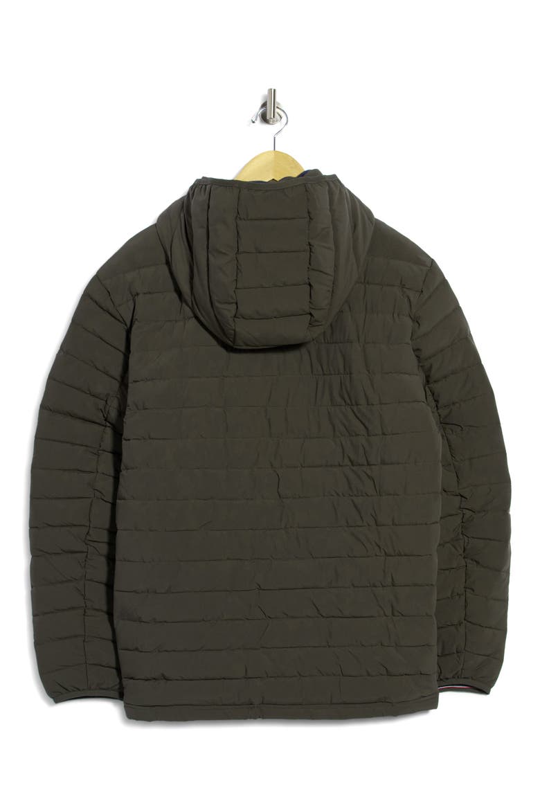 Stretch Packable Puffer Jacket, Alternate, color, OLIVE