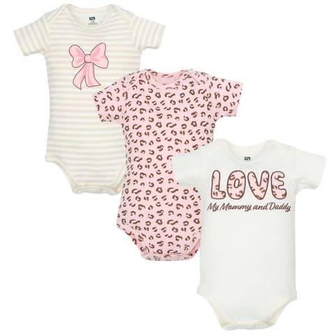 3Pk Cotton Bodysuits (Baby)