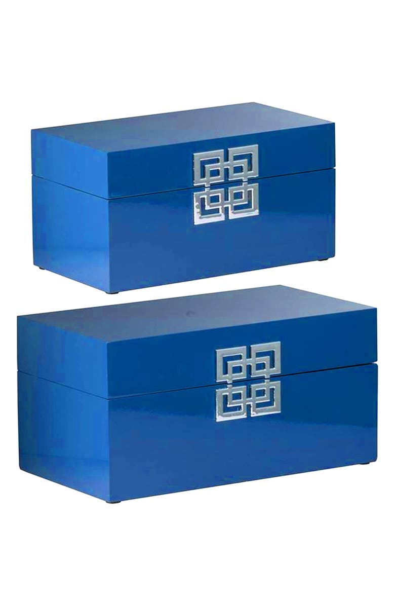 A & B Home Set of 2 Decorative Boxes, Main, color, 