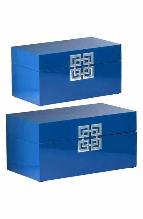 A & B Home Set of 2 Decorative Boxes