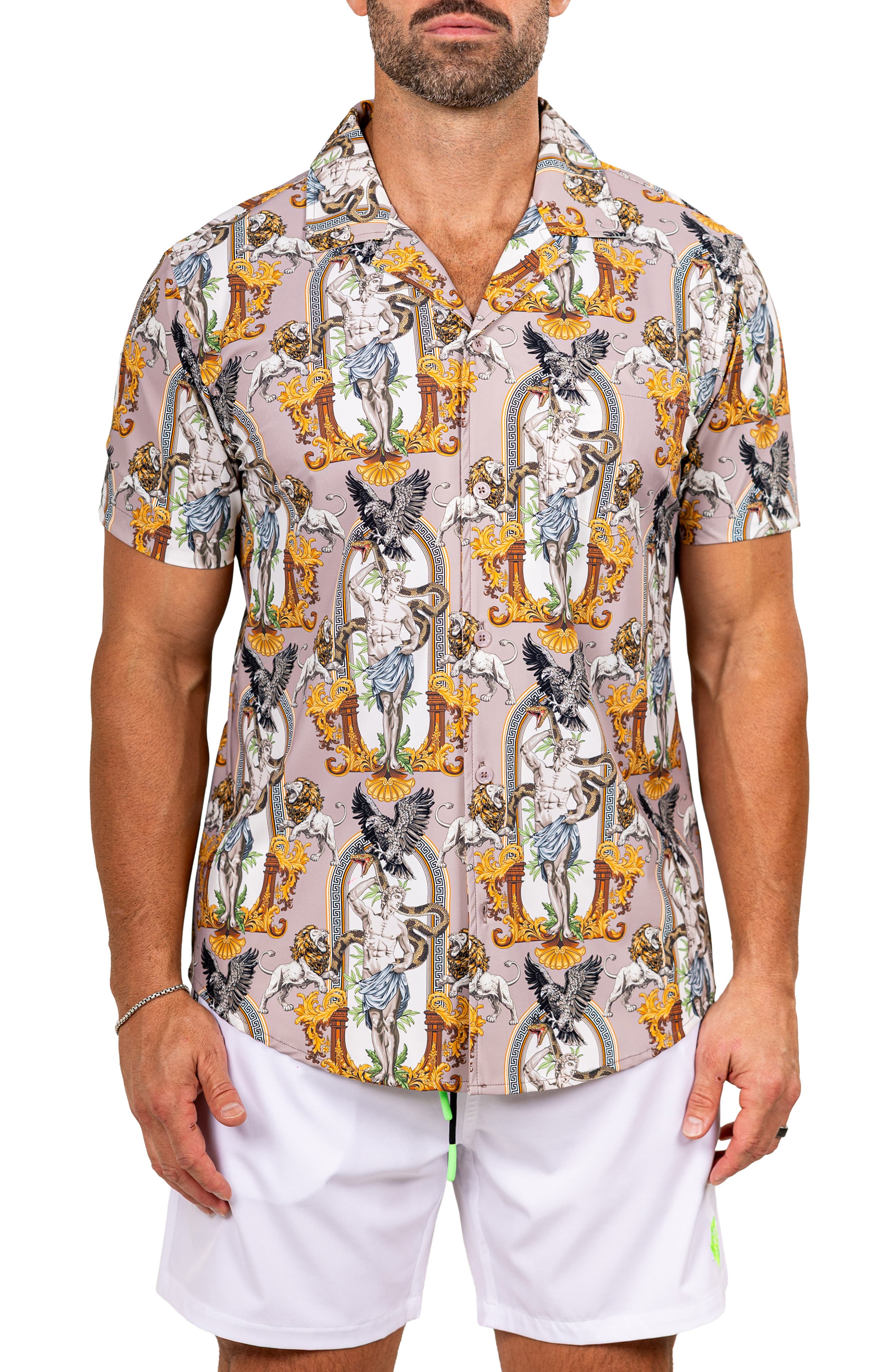 Marthy Brown Camp Shirt