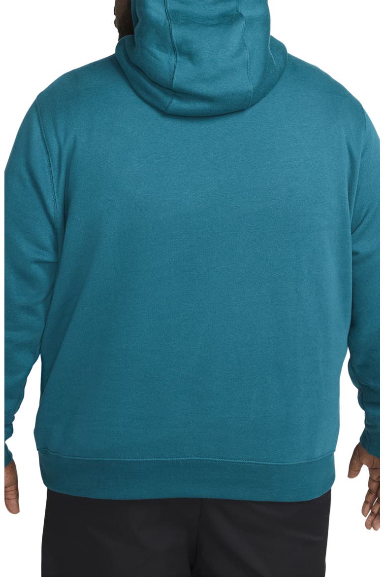 Sportswear Club Hoodie, Alternate, color, 381 GEODE TEAL/GEODE TEAL/WHITE