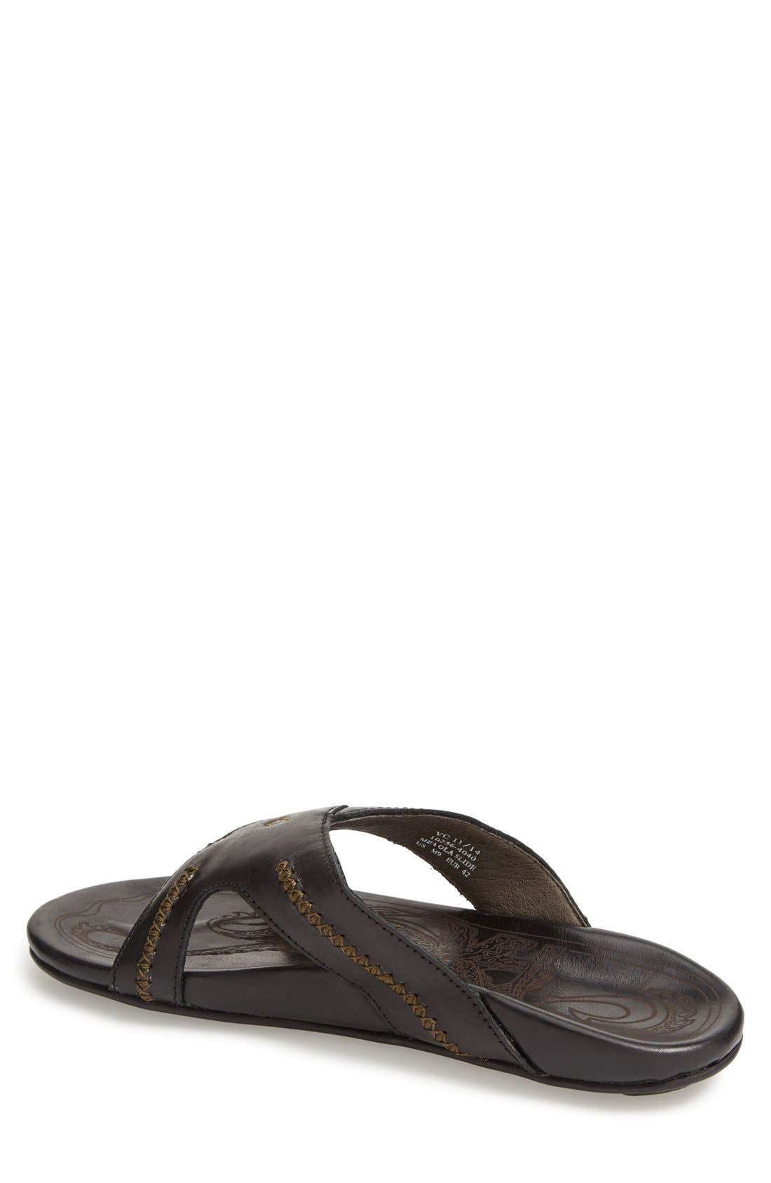 OluKai 'Mea Ola' Slide Sandal, Alternate, color, 