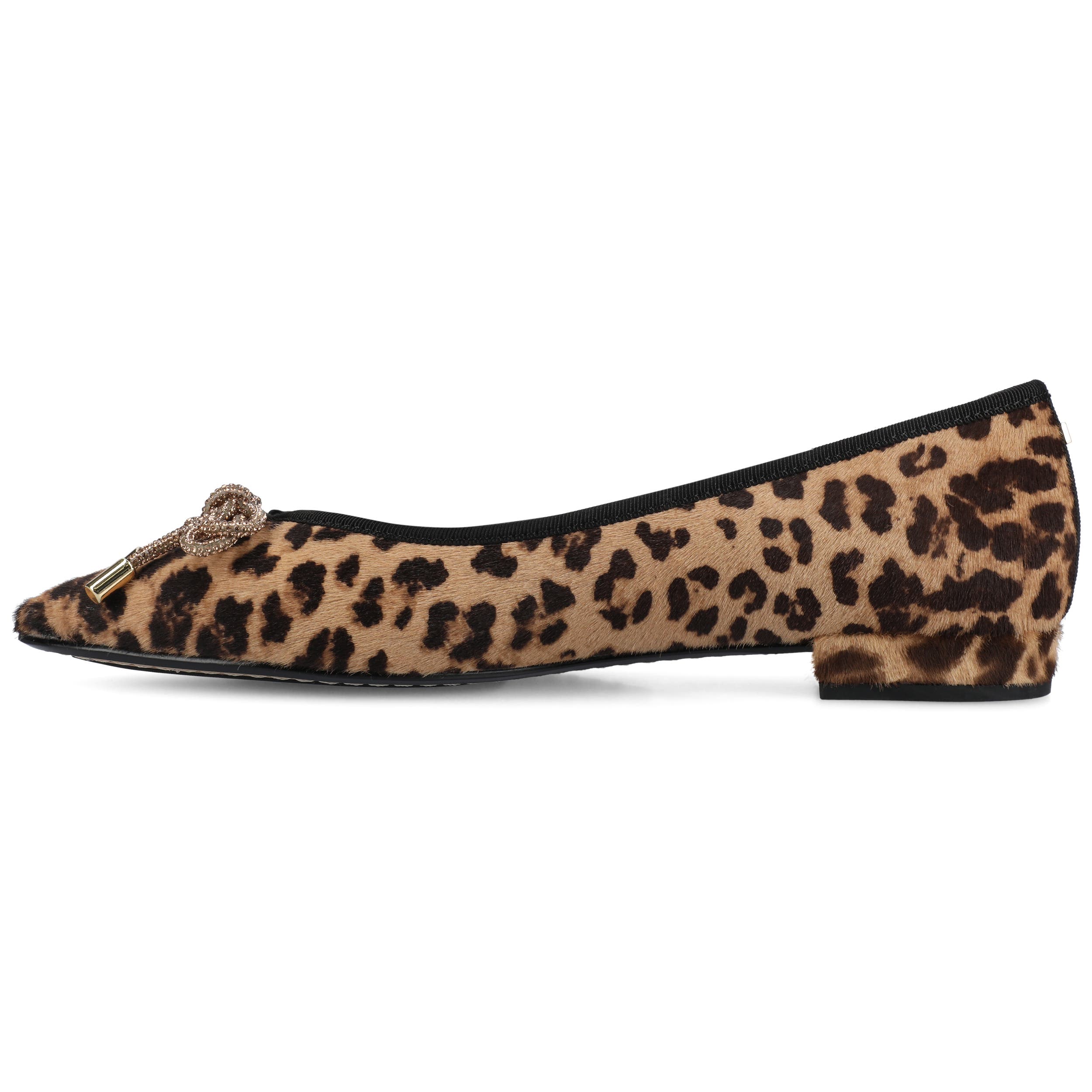 Birdies The Goldfinch 15 Calf Hair, Alternate, color, Leopardprint Haircalf