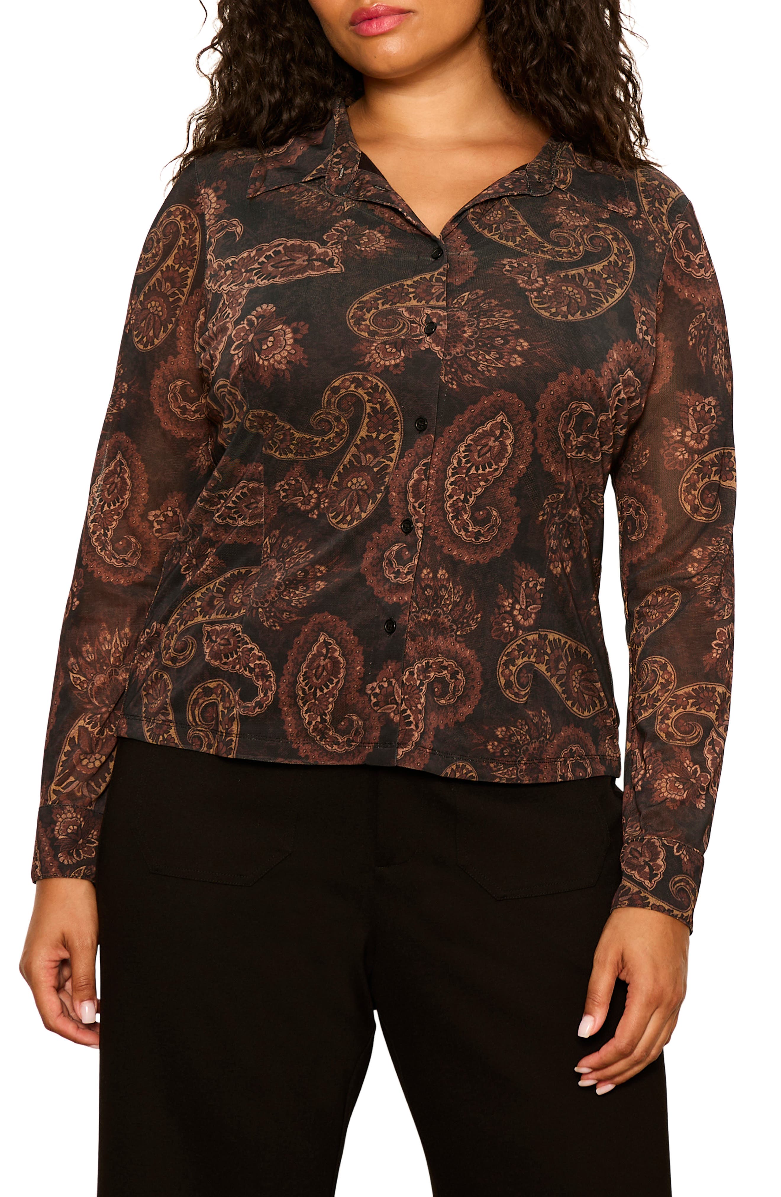 selected COCOA BROWN PAISLEY