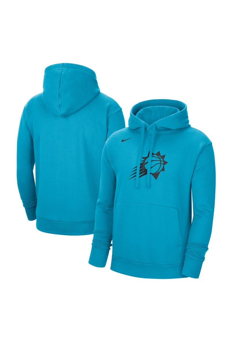 Nike Men's Nike Turquoise Phoenix Suns 2022/23 City Edition Essential Pullover Hoodie, Main, color, 