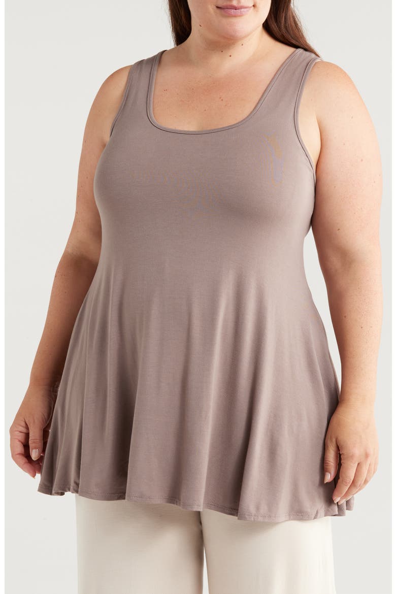 Jersey Tunic Tank, Main, color, TAUPE
