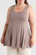 24seven Comfort Apparel Jersey Tunic Tank