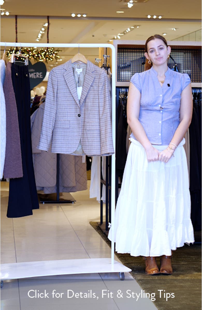 River Check Blazer, sales video thumbnail