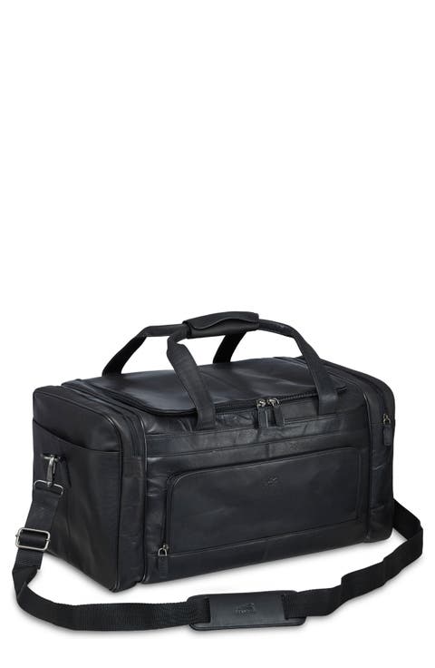 Carry-On Leather Duffle Bag