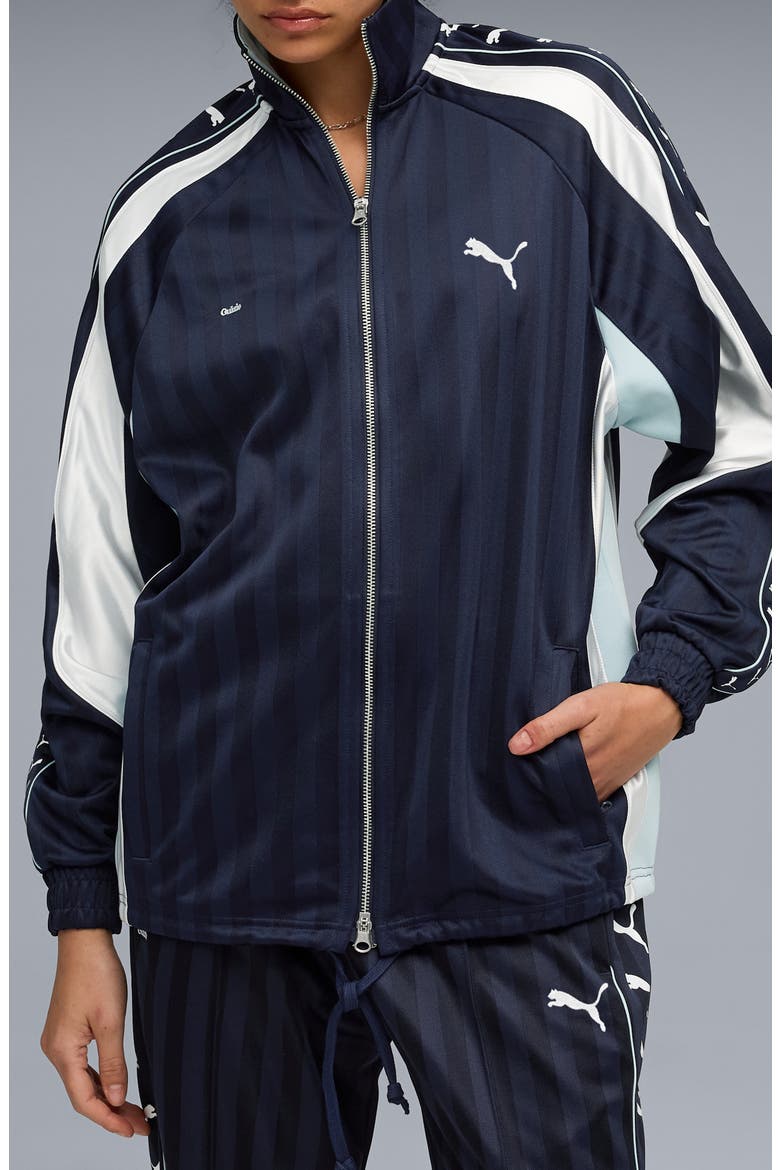 x Guizio T7 Track Jacket, Main, color, PUMA NAVY