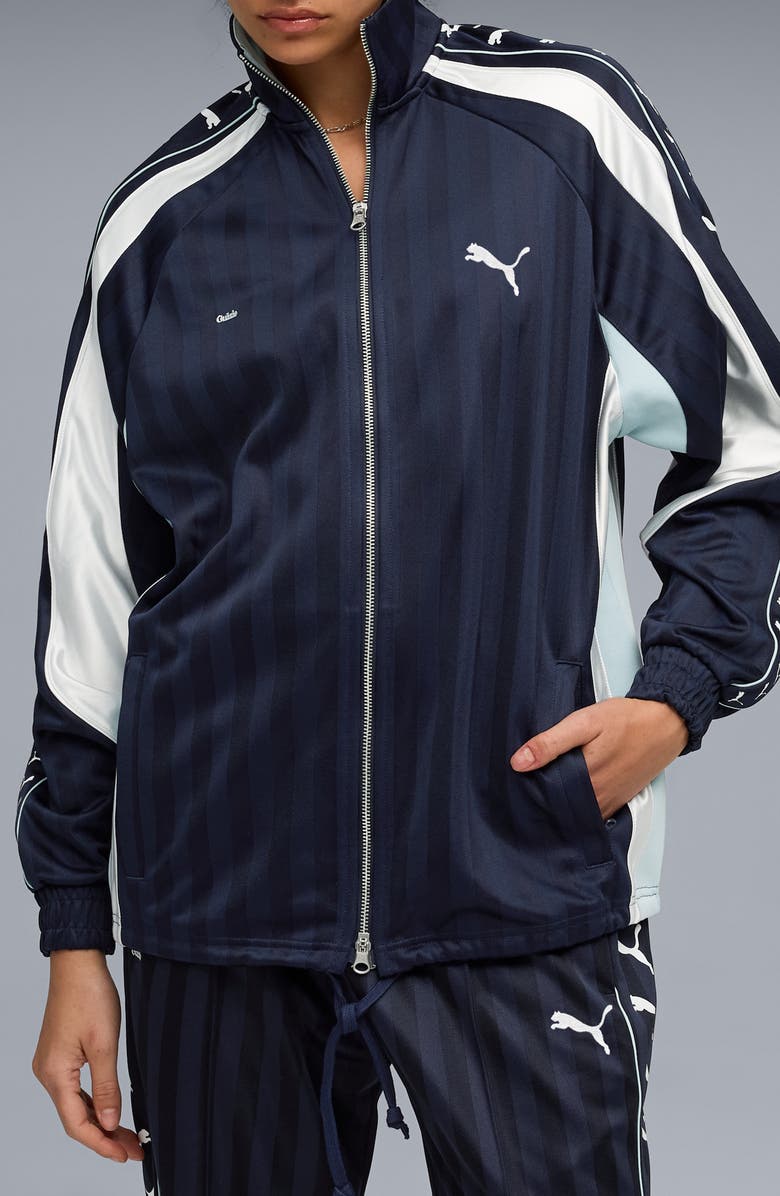 PUMA x Guizio T7 Track Jacket, Main, color, Puma Navy