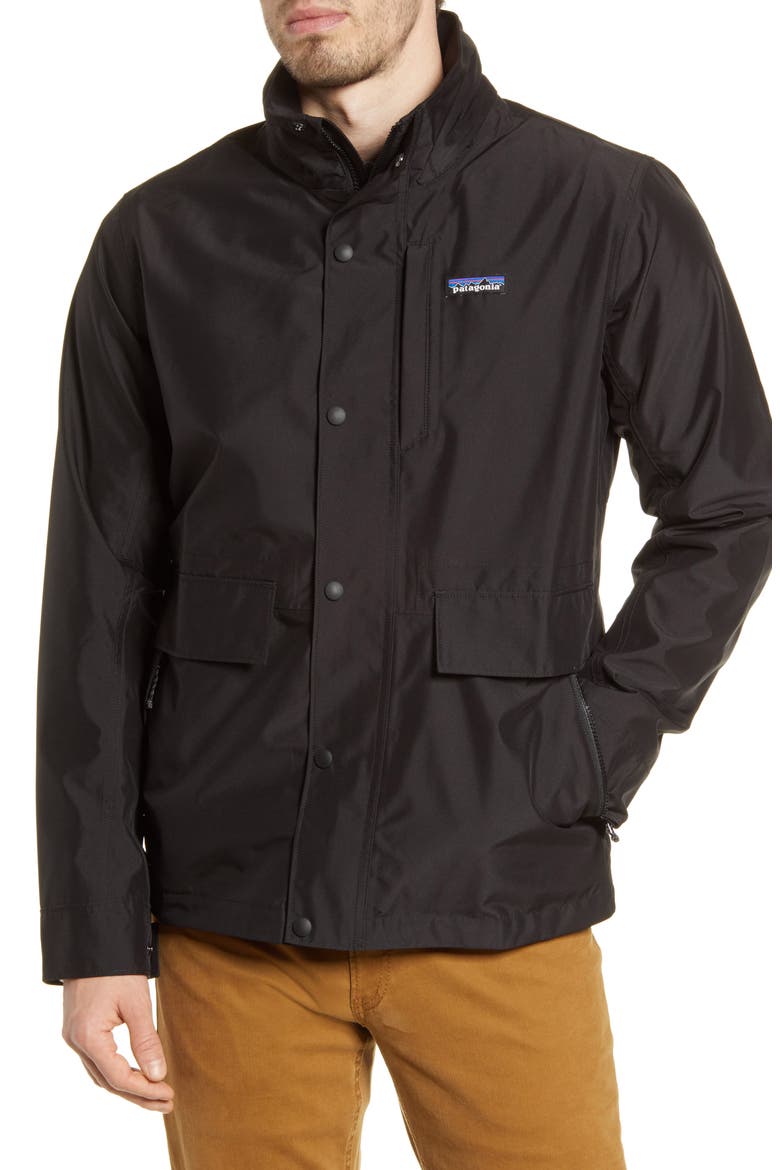 Light Storm Water Repellent Jacket, Alternate, color, BLACK